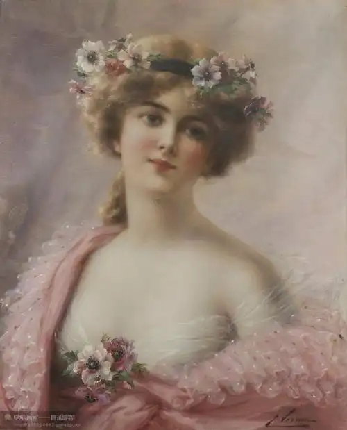 油画中的欧洲古典美女