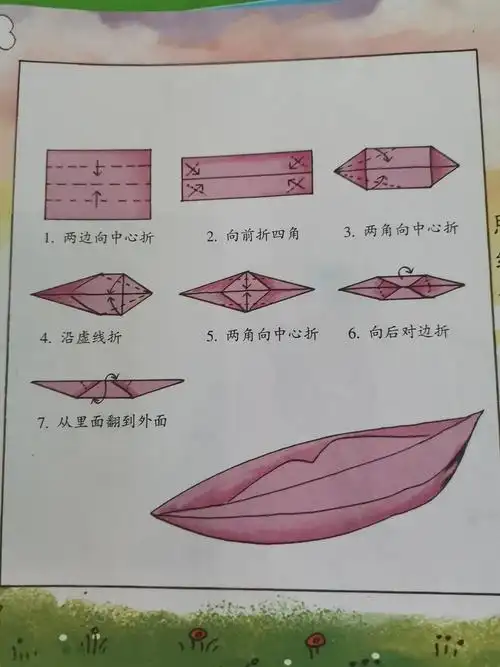 金波乡中心幼儿园大班——手工折纸《小船》活动主题