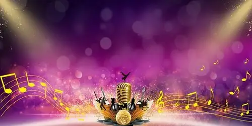 歌唱比赛演唱会音乐节背景音乐歌曲比赛晚会舞台背景