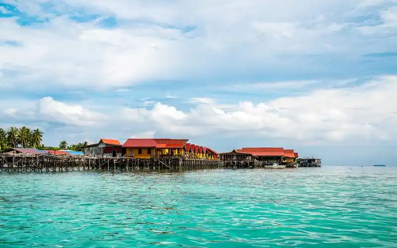 马来西亚仙本那蓝色海景图片桌面壁纸,风景壁纸,风景,高清,海景,大海