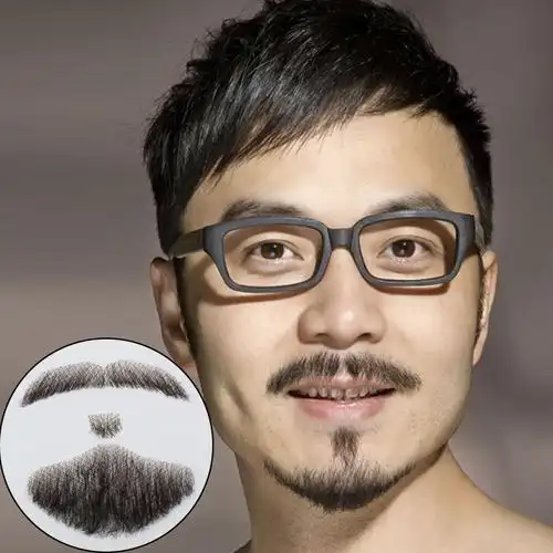 易容演出胡子贴已售8￥33折后价￥33淘宝新品假胡子仿真假胡须隐形