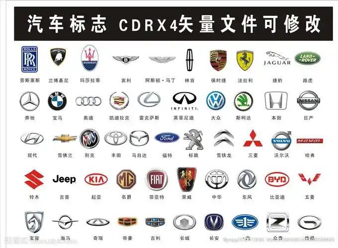 汽车标志图片