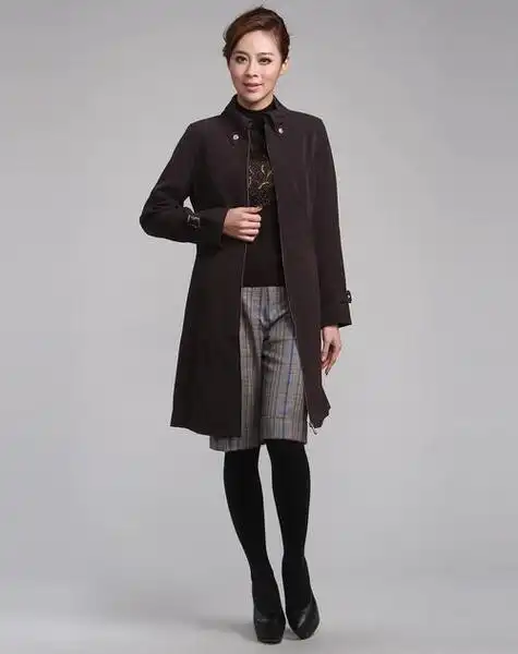 咖啡色配灰色衣服效果图,太美了!你学会了吗