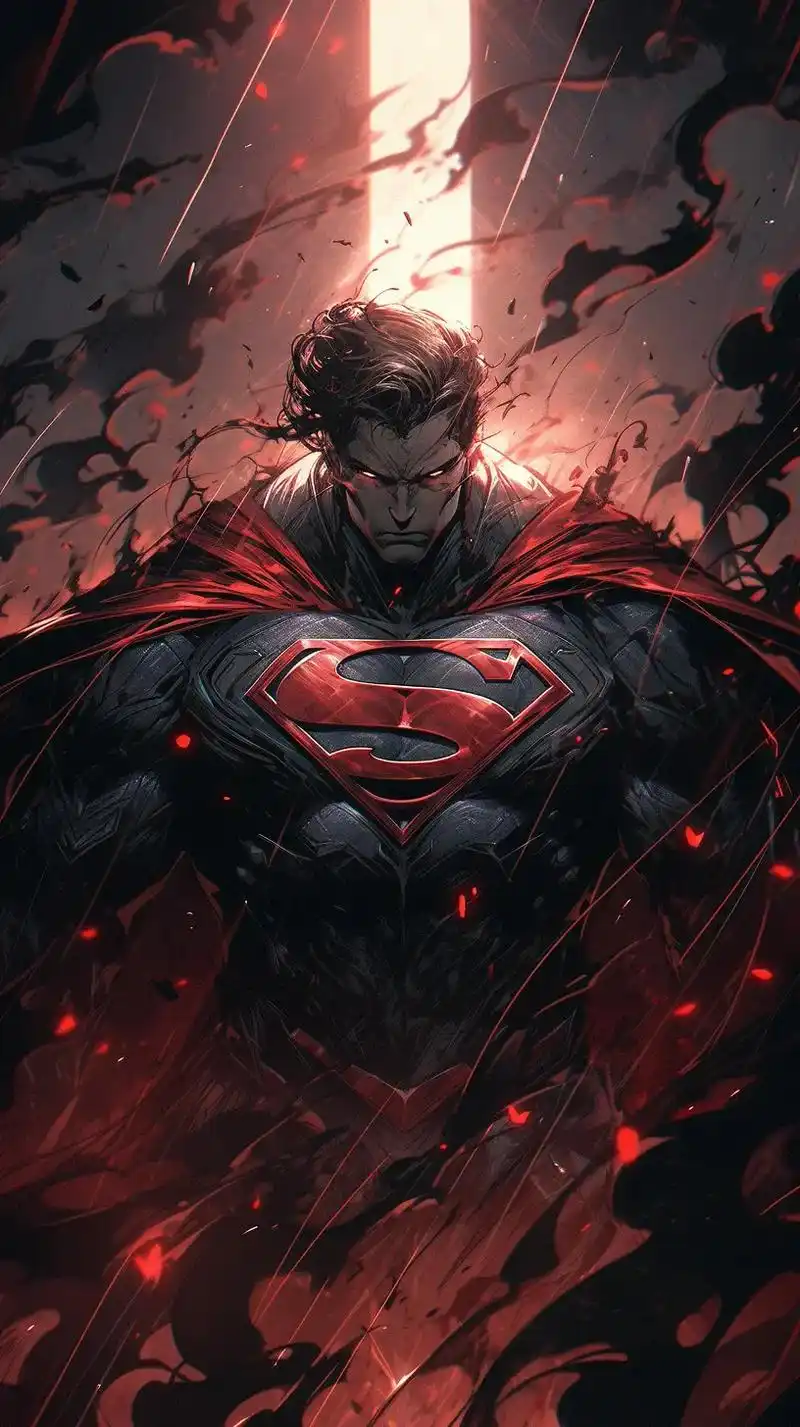 aigc|超人|8k壁纸.#midjourney #dc # - 抖音