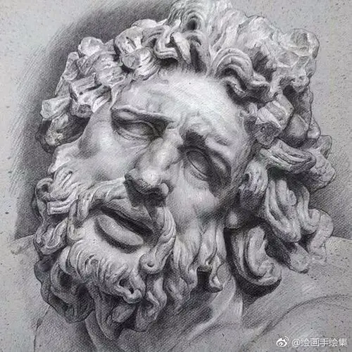 素描石膏头像
