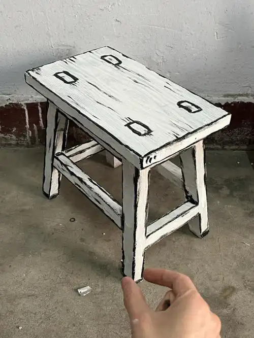 自制粗糙版二次元小板凳