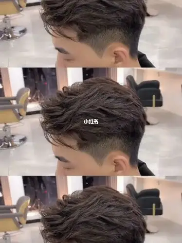 男生最帅烫发 港风侧背头 超级好打理的发型来了港风侧背烫发_发型