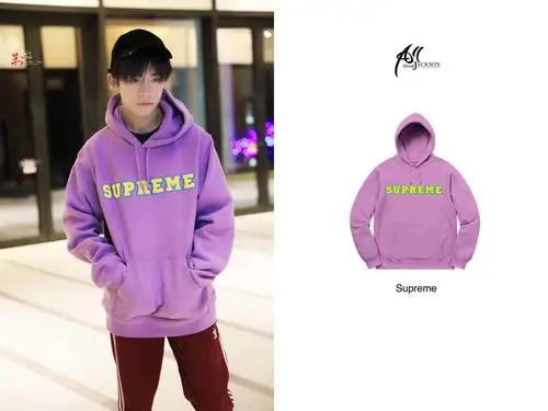 [易烊千玺][新闻]180323 易烊千玺时尚解析 紫色卫衣浪漫气息十足