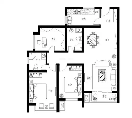 130平米户型图大全2022