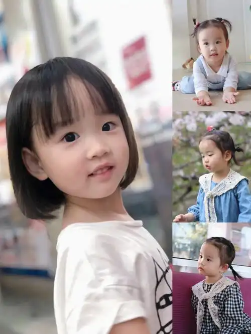 答应我头发少的女孩子一定要剪个蘑菇头