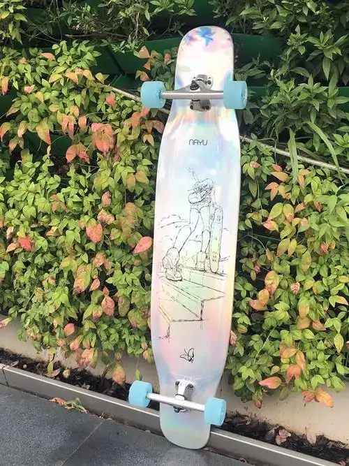 nayu拿鱼长板专业舞板镭射初学者男生女生喵刷街代步滑板