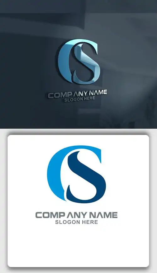 cs字母logo设计