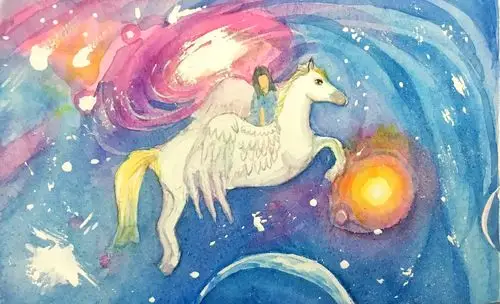 《梦》|纯艺术|绘画|小鹿乱画 - 原创作品 - 站酷 (zcool)