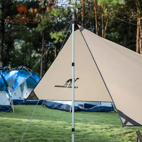 天幕骆驼帐篷2支铝合金加厚支撑撑杆伸缩可调帐杆