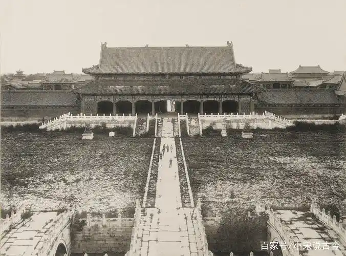 清朝故宫老照片,那时候的故宫很多和现在不一样