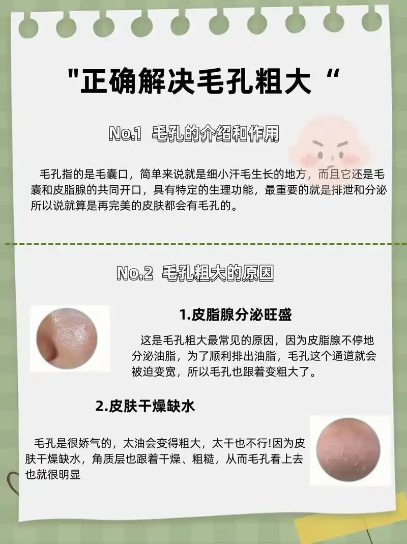 毛孔粗大问题指南7015.