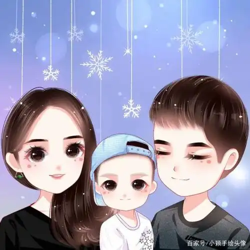 全家福头像,家有儿女,幸福之家微信头像