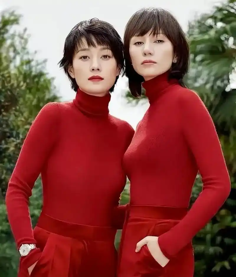 下面是袁泉和马伊琍的照片,正面看都是美的各有千秋,侧脸一看,就解释