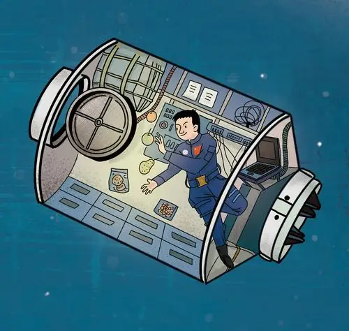 宇宙飞船科普图