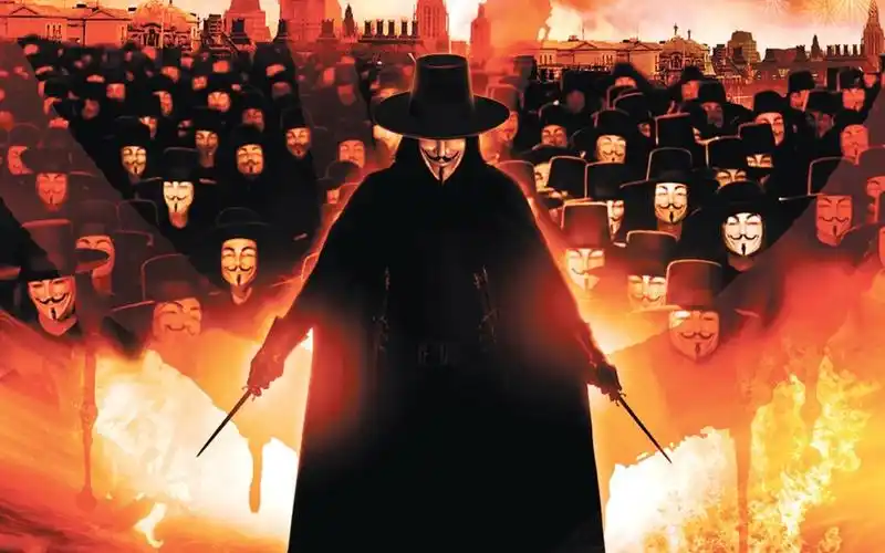 电影《v字仇杀队》个性桌面壁纸