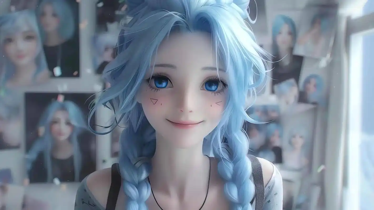 4k电脑平板壁纸.#二次元美图 #漫画人物 #美炸了 #壁纸 - 抖音