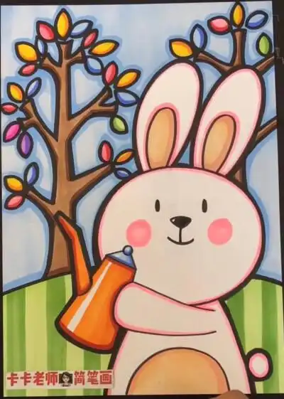 简单大方儿童画