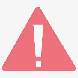 粉色感叹号图标素材