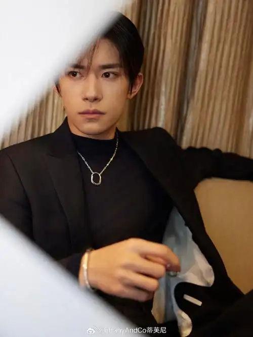 蒂芙尼全球品牌代言人@tfboys-易烊千玺佩戴#tiffany lock#系列作品