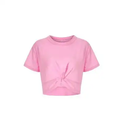 2018女装欧美外贸速卖通亚马逊夏季热卖爆款交叉下摆短装短袖t恤