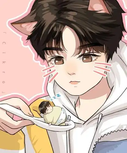 王俊凯饭绘两则 喵系凯凯帅气上线