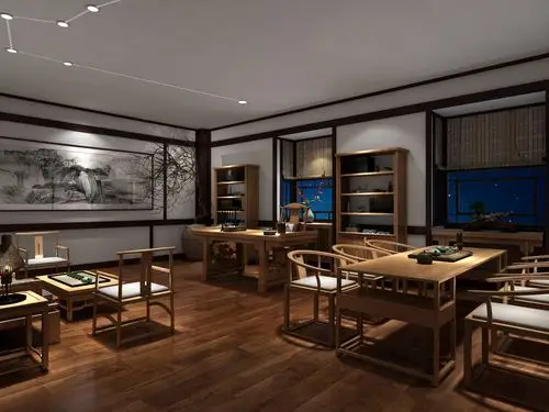 疏朗静谧 上海九州书院禅意新中式风格设计案例