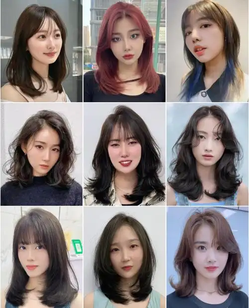 流行发型推荐_时尚_刘海和_层次