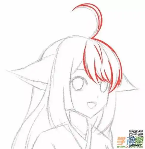 动漫人物简笔画绘画教程