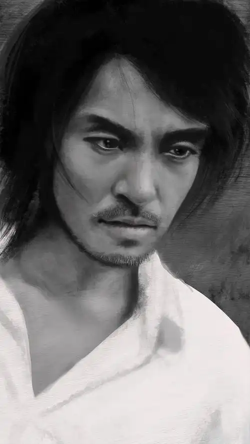 周星驰厚涂绘画过程