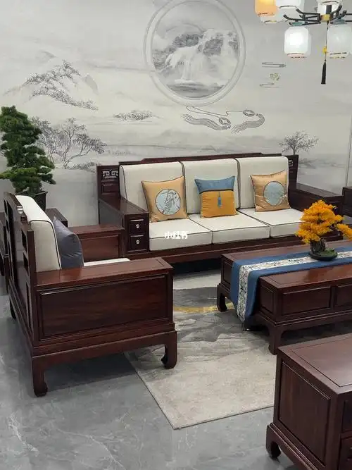 经典大气新中式沙发组合