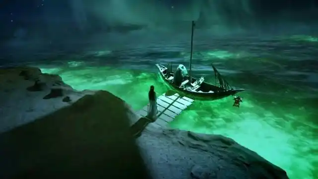 中途路过魔界,忽得被一阵怪风卷到了魔界忘川河畔 白凤九哎呀 白凤九