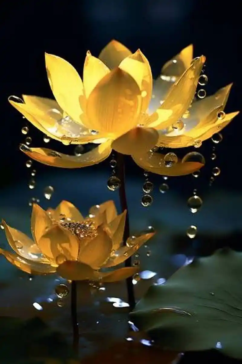 "金色莲,好运莲"心如莲花,人生才会一路芬芳 676767