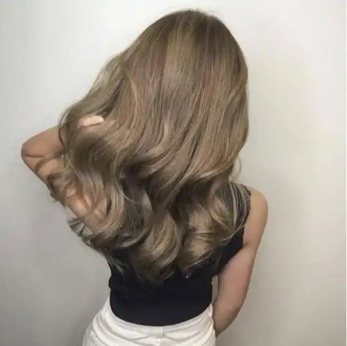 深棕色染发效果图_栗棕色染出来的效果