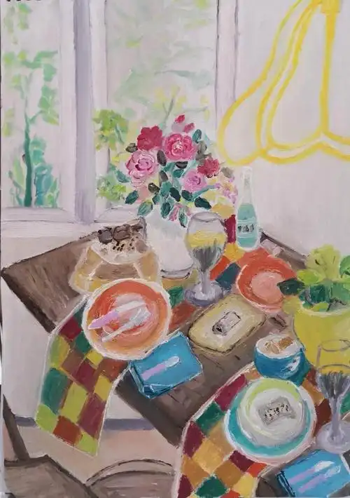 董玲  《早安》 30x42  2018.