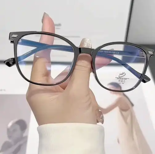 81001新款防蓝光眼镜框女款时尚大框平光镜男可配近视镜架批发