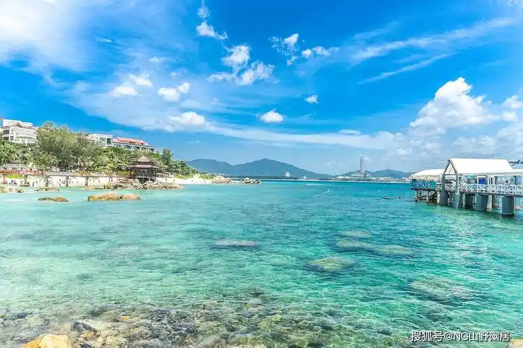 原创三亚最美广场世界顶级海滩美景近在眼里堪称中国大溪地