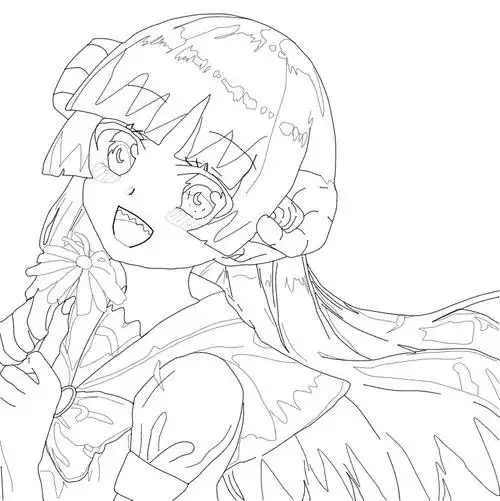 克拉拉线稿 画完手指头好痛啊