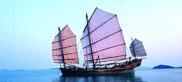 广式古帆船金华兴号现身珠海