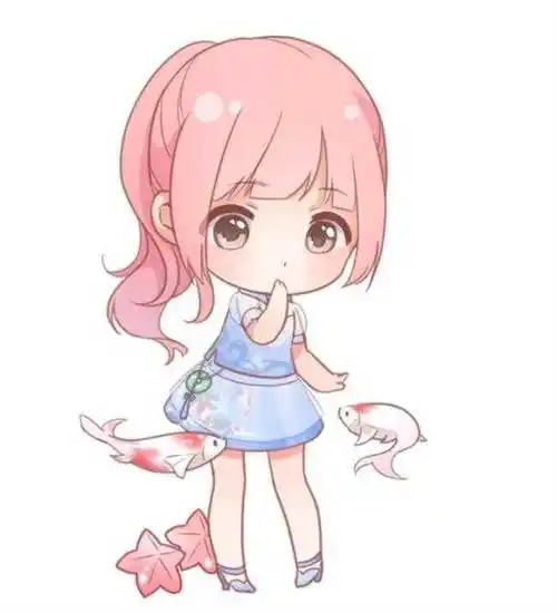 双鱼座超可爱卡通图像唯美可爱头像6