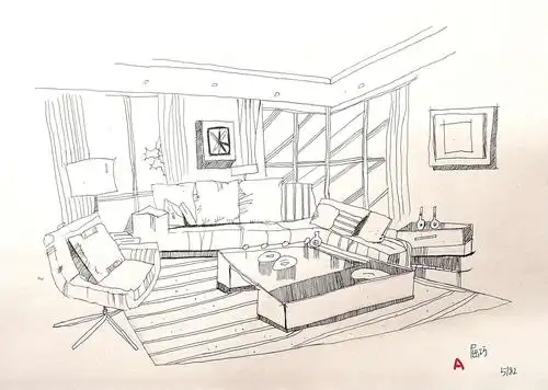 数媒5182设计速写(生活小品和室内家居)优秀作业名单