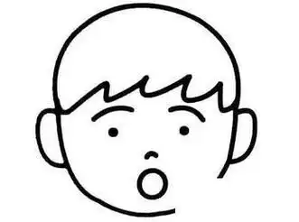 儿童简笔画卡通惊讶小男孩的画法图片大全儿童简笔画卡通惊讶小男孩的