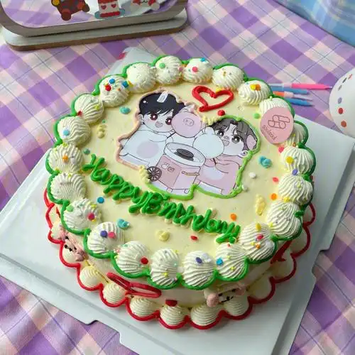 生日蛋糕晒一晒#复古蛋糕#肖战王一博#博君一肖#向全世界安利王一博