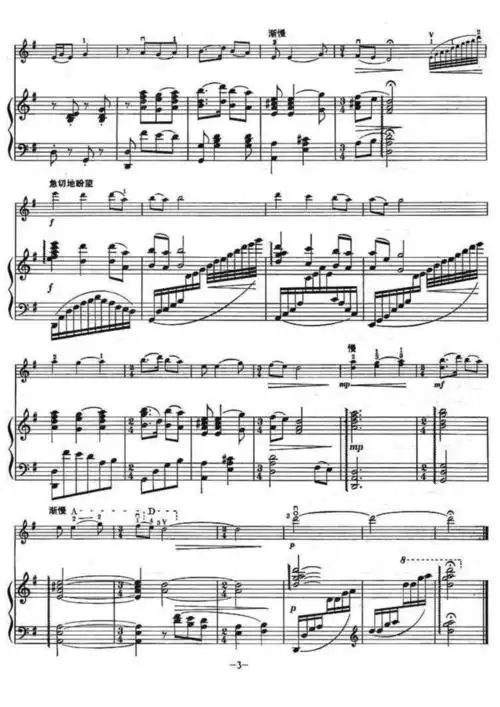 陈蓉晖演奏《白毛女随想》北风春附小提琴谱