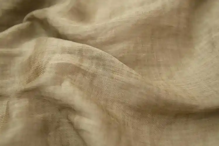 气质斜纹苎麻风琴褶连衣裙女文艺设计感半开襟双层大摆长裙s1426