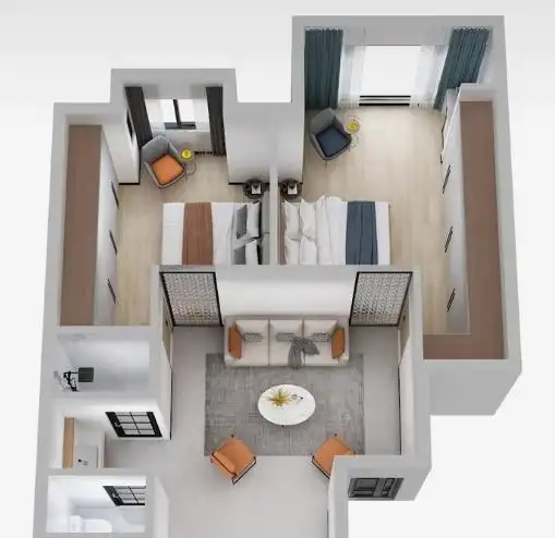 常见一居爆改两居,小户型有更大可能